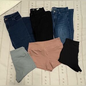 Wonder Nation girls Jeans in Black and Blue